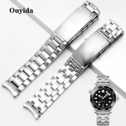 Watch Chain Solid Stainless Steel Strap for 007 300m Sports watchbands Bracelet 20mm 22mm 240117