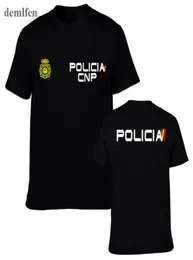 Espana Policia Hiszpania National Espana Policia Anty Riot Swat Geo Goes Goes Men Tshirt TOPS TEES3452061