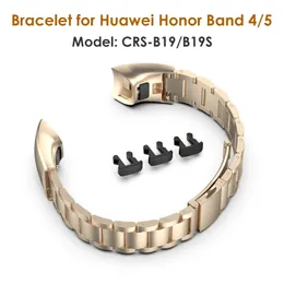 Stainless Steel Adjustable Bracelet for Band 5 4 Straps Wristband with Solid Metal Watch Bands Tool 240117