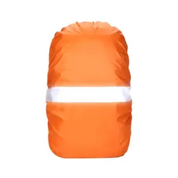 屋外バッグバックパックレインER防水バッグハイキングカムクライミングサイクリングサイズオレンジドロップ配信DHGHMのための反射ストライプ付き