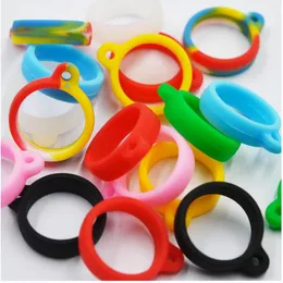 Borsa per anelli pendenti da 17 mm con fascia in silicone 17 * 6 mm adatta per accessori per fumatori da 17-18 mm Disponibile