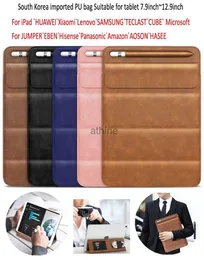 태블릿 PC 케이스 가방 iPad Case 용 PU 가죽 라이너 브래킷 백 AIR4 PRO12.91110.910.510.29.77.9 인치 Huawei Lenovo Samsung Cube Tablet Bag YQ240118