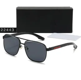 Retro Polarisierte Luxus Herren Designer Sonnenbrille Sommer Randlos Vergoldet Quadratischen Rahmen Marke Sonnenbrille Mode Brillen Mit Fall