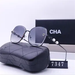 Wholesale Lunette Fashion Retro Square Shades Sunglasses Women 2023 Luxury Brand Name Designer Sun Glasses For Ladies chan chane channel chael chanl Sunglasses