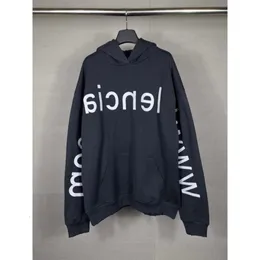 Sudaderas con capucha de diseñador Hombres con capucha Balencigaas Suéter para hombre Sudadera Paris Fashion Brand 2024 Nuevo B Inicio Sitio web Gran bordado Letra para hombre y para mujer Casual L HK3O