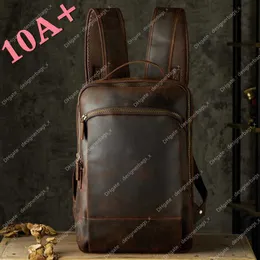 10A+ Hochwertige Tasche Kuh Kapazität Handmade Business Leder Mad Herren Top Layer Rucksack Taschen Reisen Casual Groß