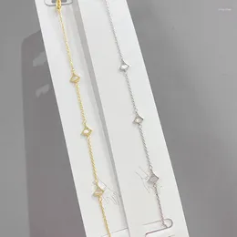 Braccialetti con ciondoli Personalità Moda Temperamento Vento freddo Madre Conchiglia Gonna Fan Bracciale Accessori per mani femminili