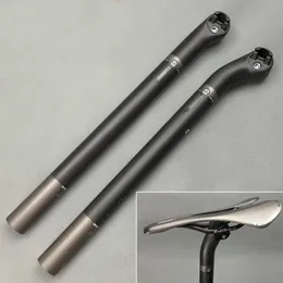 Mesajlar Toseek Yeni Varış Ud Mat Karbon Fiber Mountain Yol Bisiklet Seatpost Bisiklet Koltuğu Post 31.6/27.2/30.8 x 400mm ofset 5mm/25mm