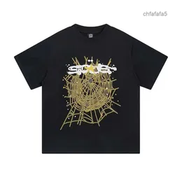 メンズTシャツY2K Tシャツスパイダー555ヒップホップカニエスタイルSP5DE 555555 TSHIRT SPIDERSジャンパーヨーロッパとアメリカの若い歌手短袖Zjar Z01y