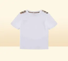 T-shirt bianche estive per ragazzi per bambini T-shirt bianche per ragazze Designer per bambini Boutique di marca Abbigliamento per bambini Top di lusso all'ingrosso AA2203168482088