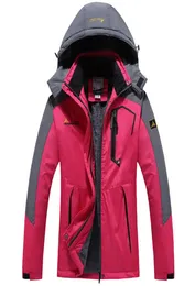 TWTOPSE Damen Winterjacke, wasserdicht, für Sport, Snowboarden, Skifahren, warm, Radfahren, Angeln, winddicht, Wandern, Camping, Fleecemantel 20196156755