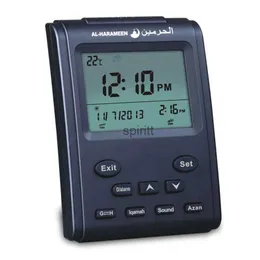 Zegrze biurka Retro azan meczet cyfrowy zegar stolik muzułmański Arabski Zegar Muzułmański Azan Clock z ekranem LCD za modlitwę YQ240118