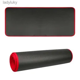 Yoga Mats 10MM Extra Thick Yoga Mats 183cmX61cm NRB Non-slip Soft Exercise Mat Fitness Tasteless Pilates Workout Gym Mats with BandageL240118