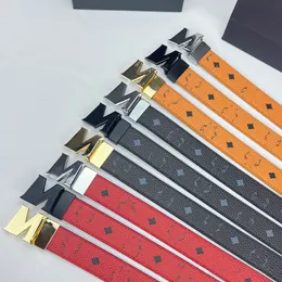 Cintura di design Cintura in pelle per uomo donna designer Moda Cintura con alfabeto di lusso Grande fibbia in oro Fibbia in argento Fibbia nera Cintura da uomo casual di alta qualità Larghezza 3,5 cm