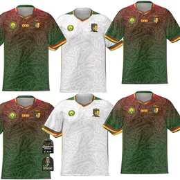 2023 2024 New Cameroon Soccer Jerseys Cameroun Mboba Choupo-Moting Anguissa Aboubakar Toko Ekambi Bahoken Hongla National Chemise de Foot Team 3rd Men