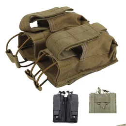 Borse multifunzione Airsoft Gear Assat Borsa da combattimento Vest Camouflage Pack Cartucce veloci Clip Carrier Porta munizioni Tattico Mag Four Mag Dhivj