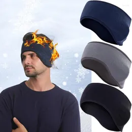 Motosiklet Kaskları Polar Kulak Sıcak Head Band Kış Spor Headwrap Muff Çalıştıran Ter Bandı Erkek Kadın Açık Mekan Kayak Bisiklet Başörtüsü