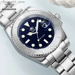 기타 시계 Addiesdive Men 's Quartz 2023 New Super Luminous 200meters 방수 손목 스포츠 다이빙 스틸 Relgio de Quartzo Q240118