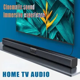 Barre de son Home Echo Wall TV Haut-parleur Bluetooth Audio Longue ligne d'anneau 3D Basse en surpoids Home Cinéma Salon Batterie de grande capacité