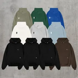 Tasarımcı Hoodie büyük boy erkek kazak Terry pamuk yüksek versiyonu uzun kollu baskılı harfler ön ve arkada