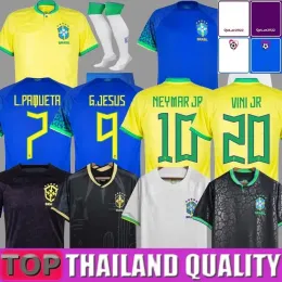 22 23 koszulki piłkarskie Marcelo Pele Paqueta Neres Coutinho Firmino Jesus Vini Jr 2022 2023 Koszulki piłkarskie Kit Kit Men Men Minforms S-3xl