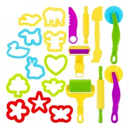 Plasticine Mold Modeling Clay Kit Toy For Child DIY Plastic PlayDough Set Tools Kid Cutters Moulds Gifts 240117