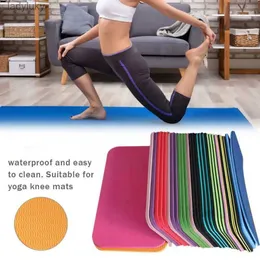Yoga Mats 1pc Yoga Mat Knie Pad Antislip Anti Slip VochtBestendig Matten Voor Oefening Spor Salonu Egzersiz Pilates Plank Yoga Spor Fitness C1U3L240118