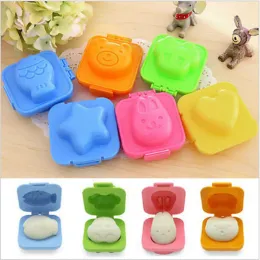 Cartoon Sushi Maker DIY Rice Ball Bento Mould Fish Egg Star Heart Car Rabbit Rice Roll Mold 6pcs/set LL