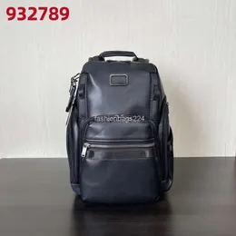 デザイナーブランドバッグメンズバックパックTums Travel Business Back Pack Alpha Leather Daily Commuter Mens Computer 932789D IPBA