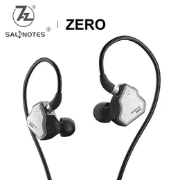 Наушники 7 Гц Salnotes Zero 10 мм, динамический драйвер, наушники-вкладыши, HIFI, аудио, музыка, наушники, гарнитура, съемный кабель 0,78 мм