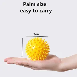 Färgglad PVC spiky massageboll för kropp djup vävnad bakmassage fot massager smärta stress lättnad muskel ömhet lättnad