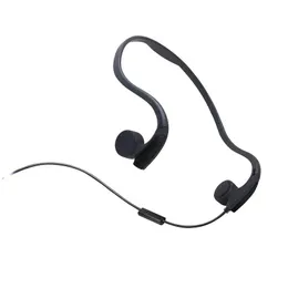 Fones de ouvido de condução óssea transmitir fones de ouvido com fio esportes ao ar livre inteligente neckband com microfone para iphone xiaomi samsung