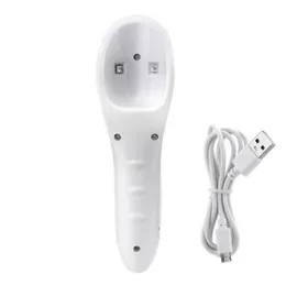 Nageltorkar Monja 5W Mini White Handheld LED Art Dryer USB Laddning UV Gel Snabbtorkning Potherapy Lamp Manicure Tool523