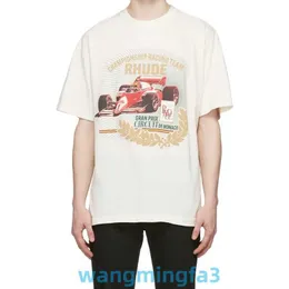 Новая модель футболок 2024 года, дизайнерская мужская футболка-поло Rhuide Racing
