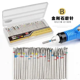 Treatments 30pcs/set Diamond Carbide Grinding Head Alloy Nail Drill Bit Manicure Electric Hine Nail File Polishing Pedicure Remove Tools