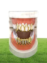 Hip hop dentes grillz conjunto prata ouro dente superior inferior tampas punk falso dental grills para mulheres homens jóias do corpo cosplay 9226318