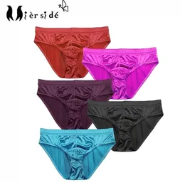 Mierside 4pcslot est Mens Briefs Plus Size Men Low Rise Underwear Panties SMLXL2XL3XL Men's Breathable 240117