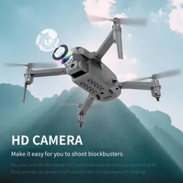 S17 Foldable Drone: Dual Camera VR, 3D LED Light, Obstacle Avoidance, Gesture Talking Photo & More - Plus Carrying Bag!