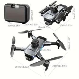 New S99 Quadcopter الطائرات بدون طيار بدون طيار: 360 درجة تجنب العقبات ، وإقلاع بنقرة واحدة ، وكاميرات عالية الدقة ، والتقاط السيارات ، وأضواء LED ، و motoperfect القوية بدون فرش وهدية للبالغين