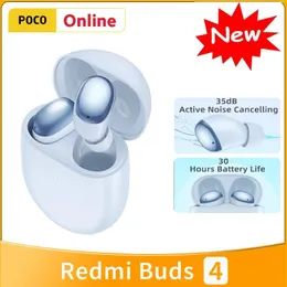 Kopfhörer 2022 Xiaomi Redmi Buds 4 Kopfhörer 36dB Smart Noise Reduction 2 Mic Mi True Wireless Headset Bluetooth 5.2 CDlevel Klangqualität