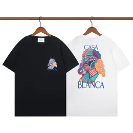 T Shirt Uomo Moda Estate Maniche corte T-shirt da uomo 100% cotone Designer di marca Casablanc Camicie TAGLIA USA S-XXL