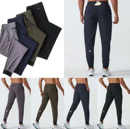 LU-44 женские LL мужские длинные брюки для бега спортивный костюм для йоги быстросохнущая завязка для спортзала карманы спортивные штаны брюки мужские повседневные с эластичной резинкой на талии для фитнеса