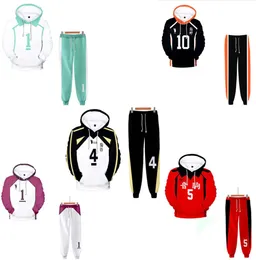 Haikyuu Cosplay 의상 Karasuno Aoba Johsai Shiratorizawa Fukurodani Nekoma High School 배구 팀 스포츠웨어 Jerseys5126155