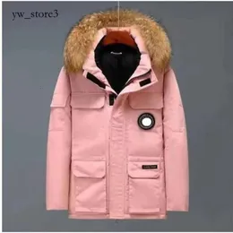 Designer Uomo Donna Piumino d'oca canadese Piumino con cappuccio Piumino invernale spesso caldo Cappotti antivento Ricamo Lettera Streetwear Donna Piumino d'oca canadese 5811