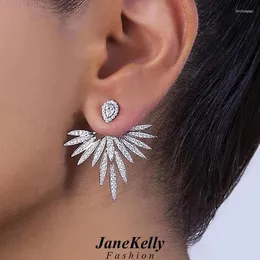 Stud Küpe Angel Brilliant Elegan Kadınlar İçin Büyük Küpe Moda Takı Brincos Ohrringe Boucle D'Oreille