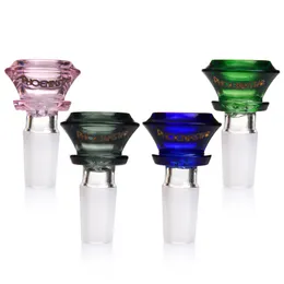 Phoenix Glass Bowls 14mm Male Joint Glass Bowl Mixed Color Bongs Bowl Piece Slide Bowls For Smoking Pipes Bong