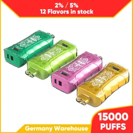 Polens heißeste 15k 12k 10k 9k Puffs 15000 Puffs Bar HAPP Bar Vape 2% 5% Nic Salt Einweg-Vapes mit 12 Geschmacksrichtungen