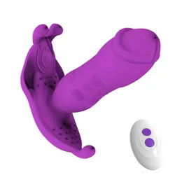 Sex toy Massager Invisible Toy Wireless Remote Control Wearable g Spot Telescopic Thrusting Dildo Panty Wear Vibrator for Women Female