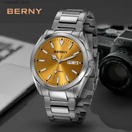 Altri orologi Berny Sapphire Meccanico da uomo Super luminoso Day-date Carica automatica da polso automatico BERNY NH36 Completamente in acciaio inossidabile Q240119