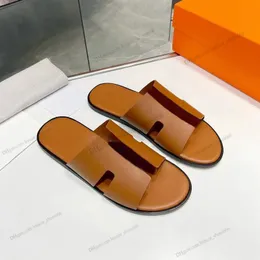 Homens chinelos designer sandálias de couro flip flop património sandálias de bezerro verão preguiçoso grande praia casual slides aaaa